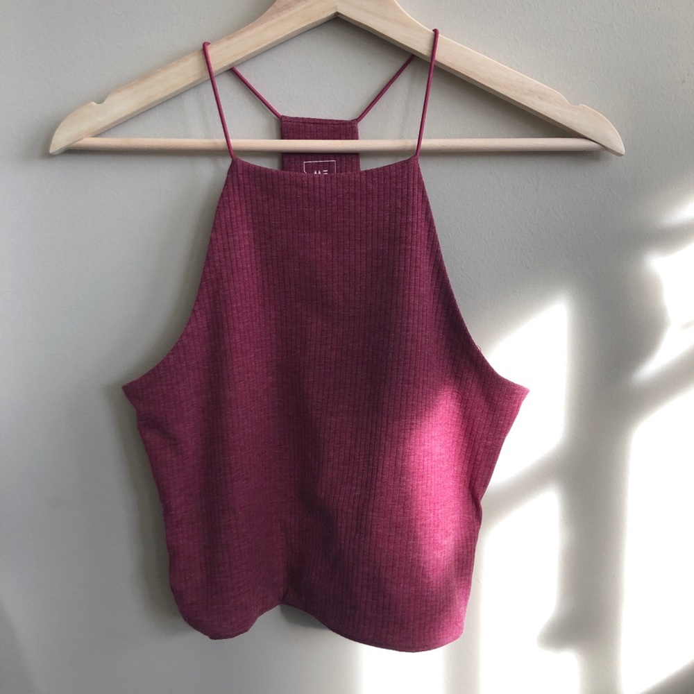 Me to We cropped ribbed tank